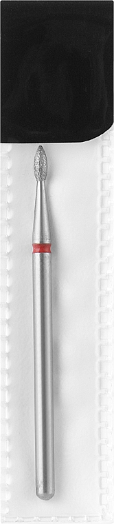 Фреза, пуля, 1,8 мм, красно-серебристая - Head The Beauty Tools — фото N1
