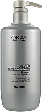 Шампунь против жёлтого пигмента - Neva Okay Professional Silver Shampoo — фото N1