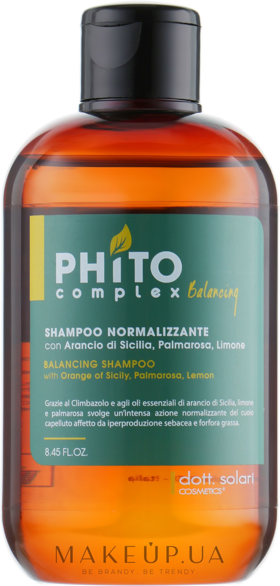 Балансунсуючий шампунь  - Dott. Solari Phito Complex Balancing Shampoo — фото 250ml