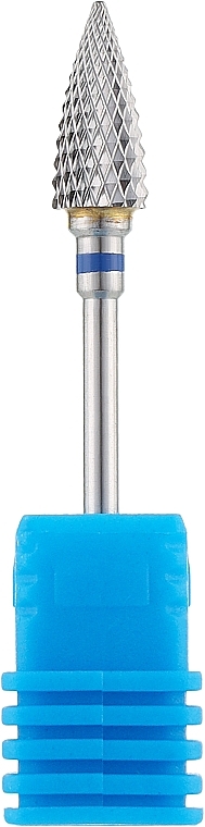 Насадка для фрезера твердосплав (ST-M) Flame, синяя - Vizavi Professional