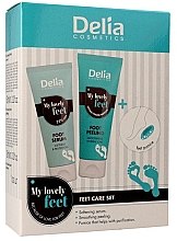 Парфумерія, косметика Набір для ніг - Delia Cosmetics My Lovely Feet (f/scrub/60ml + f/serum/60ml)