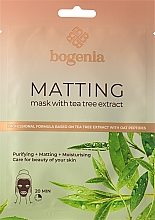 Парфумерія, косметика Маска для обличчя "Матувальна" з екстрактом чайного дерева - Bogenia Matting Mask With Tea Tree Extract