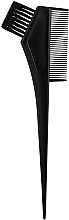 Парфумерія, косметика Кисть для фарбування з гребінцем, чорна - Hairway Tint Brush Black