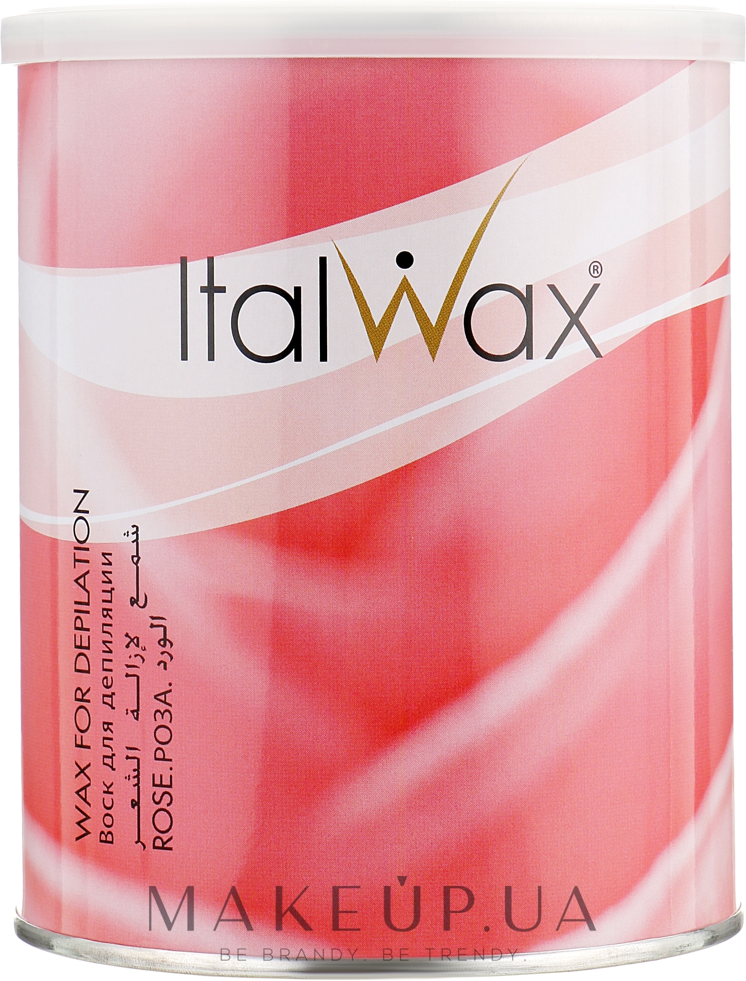Теплий віск для депіляції у банці "Троянда", ItalWax - ItalWax — фото 800ml