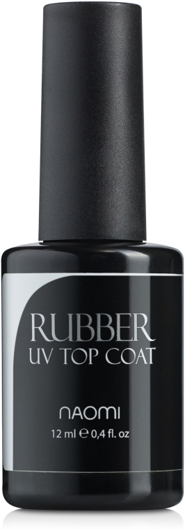 Закрепитель гель-лака - Naomi Rubber UV Top Coat