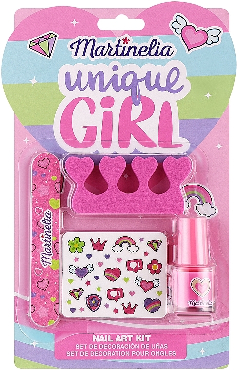 Набор для маникюра и педикюра - Martinelia Unigue Super Girl Nail Art Kit — фото N1