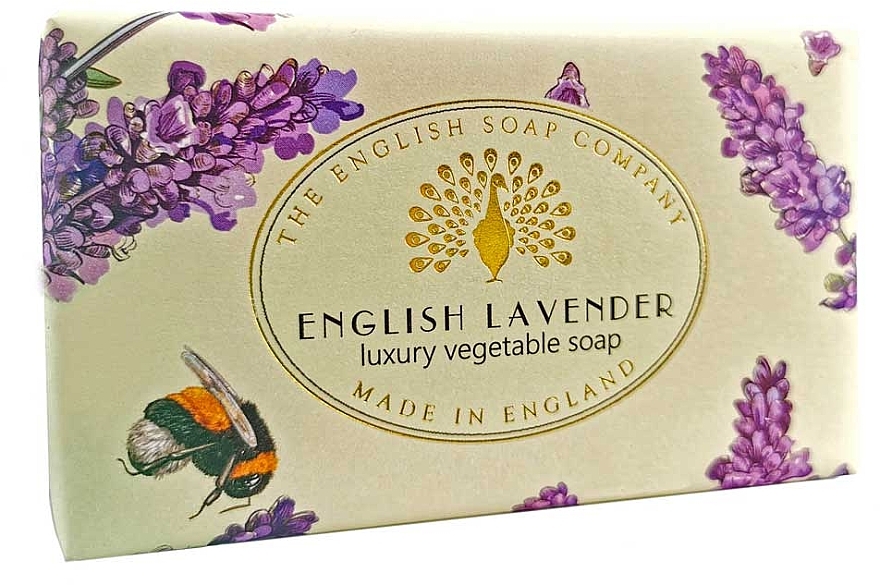 Мыло "Английская лаванда" - The English Soap Company Vintage Collection English Lavender Soap — фото N1