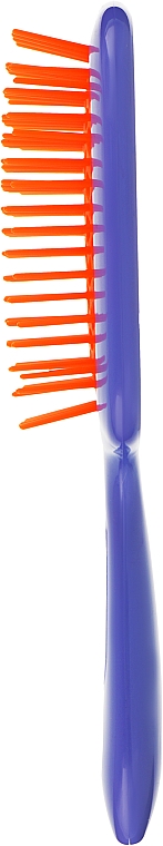 Расческа для волос, фиолетовая с оранжевым - Janeke Superbrush — фото N3