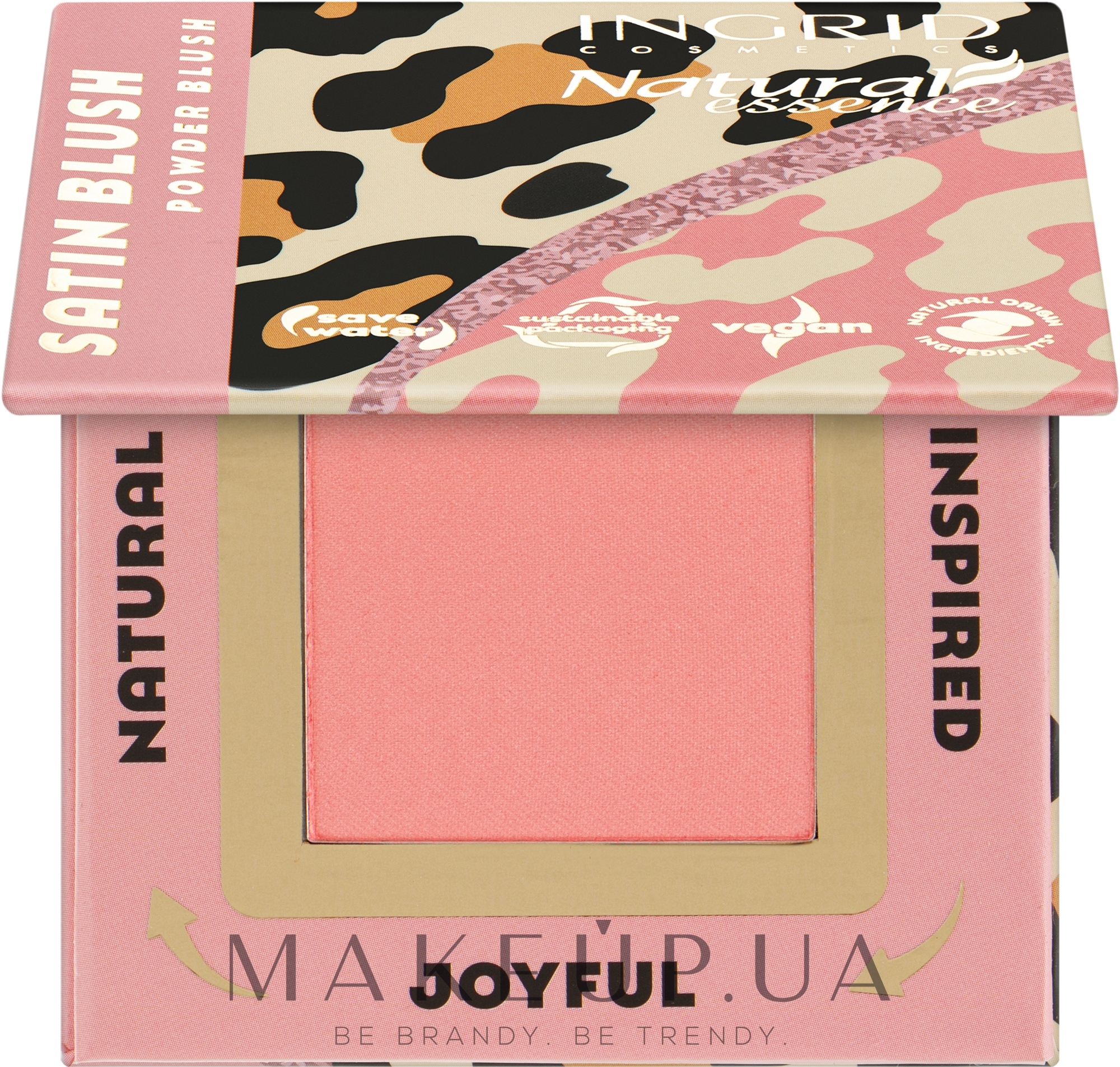 Рум'яна - Ingrid Cosmetics Natural Essence Satin Blush — фото 5g