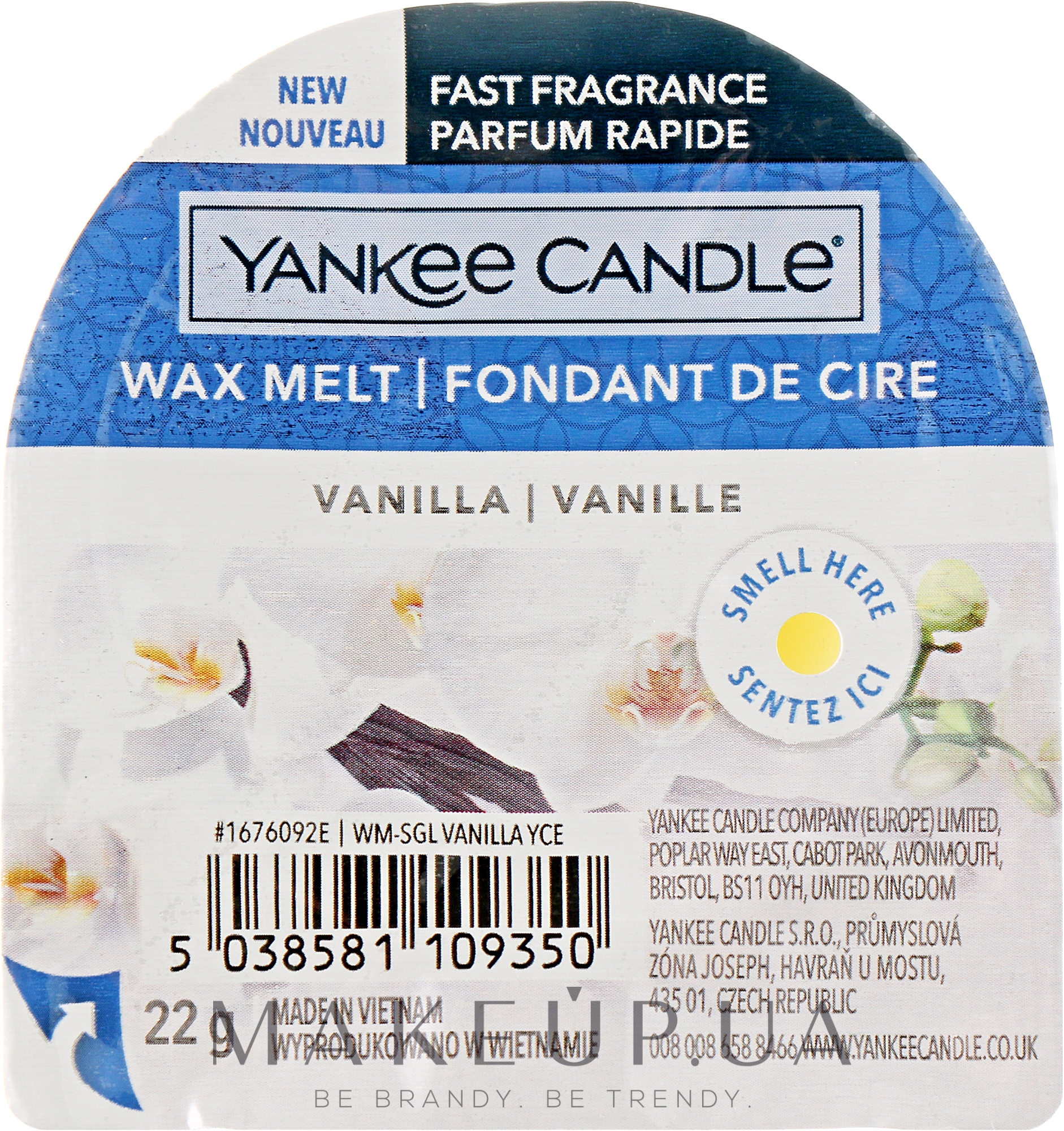 Ароматичний віск - Yankee Candle Wax Melt Vanille — фото 22g