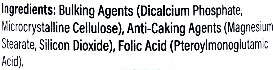 Фолиевая кислота - Holland & Barrett Folic Acid 400mg — фото N2