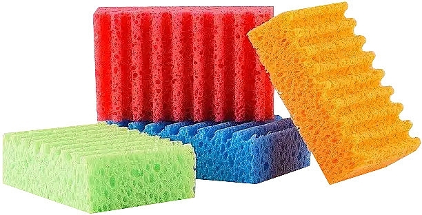 Мягкая губка для тела, красная - Martini Spa Oceania Soft Sponge — фото N1