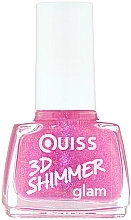 Парфумерія, косметика Лак для нігтів - Quiss 3D Shimmer Glam