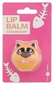 Бальзам для губ "Клубника" - Cosmetic 2K Cute Animals Lip Balm Strawberry — фото N1