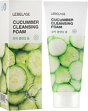 Духи, Парфюмерия, косметика Очищающая пенка "Огурец" - Lebelage Cucumber Cleansing Foam