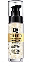 Парфумерія, косметика Сироватка для обличчя - AA Cosmetics Filler Pro 3 Age System Golden Elixir Foundation Mixing Serum