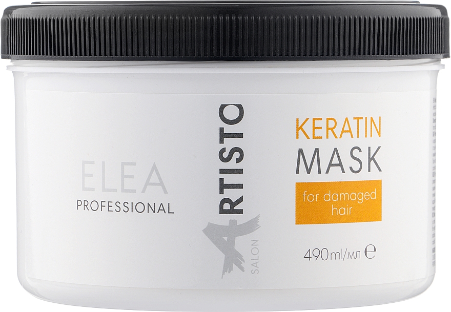 Маска реструктурирующая для волос - Elea Professional Artisto Salon Keratin Mask For Damaged Hair — фото N1