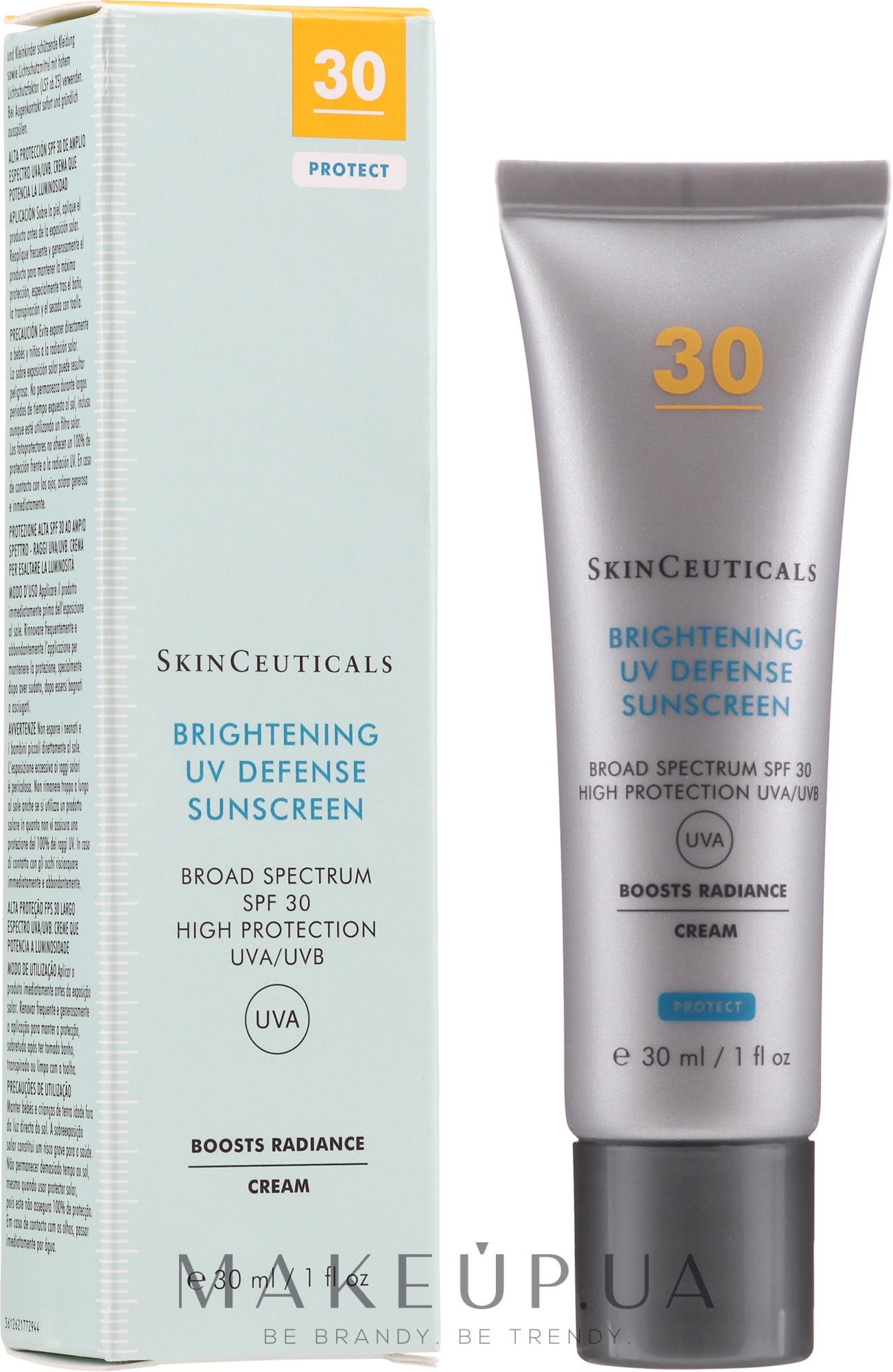 Увлажняющий солнцезащитный крем - SkinCeuticals Bright UV Defense SPF30 — фото 30ml