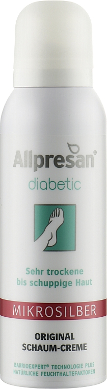 Крем-пена для ног с серебром - Allpresan — фото N1