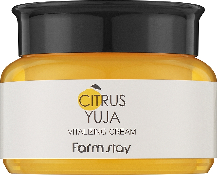 Освіжальний крем для шкіри обличчя, шиї та зони декольте - FarmStay Citrus Yuja Vitalizing Cream — фото N1