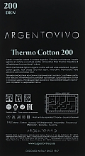 Колготки "Thermo Cotton" 200 DEN, caffe - Argentovivo — фото N2