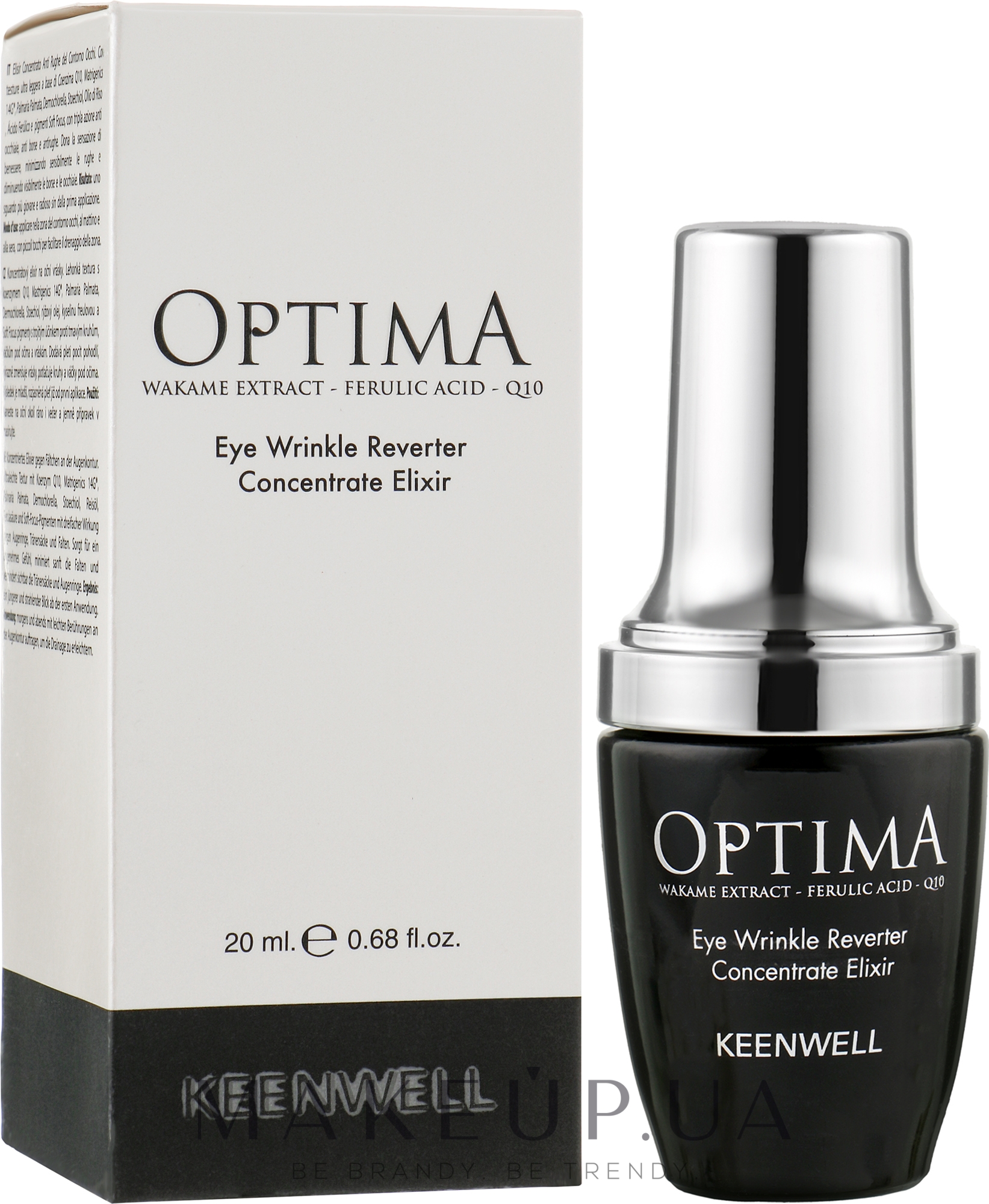 Сироватка-еліксир від зморщок, для повік - Keenwell Optima Eye Wrinkle Reverter Concentrate Elixir — фото 20ml