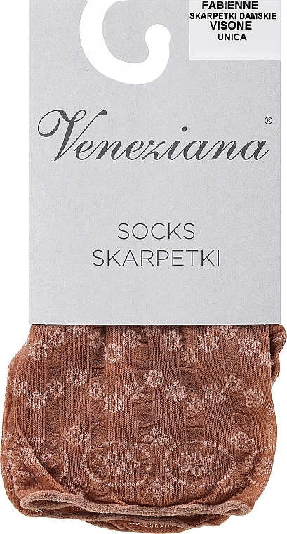Носки для женщин "Fabienne", 20 Den, visone - Veneziana — фото N1