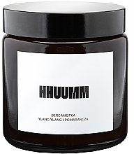 Натуральна соєва свічка з ароматом бергамота, іланг-ілангу та апельсина - Hhuumm — фото N1