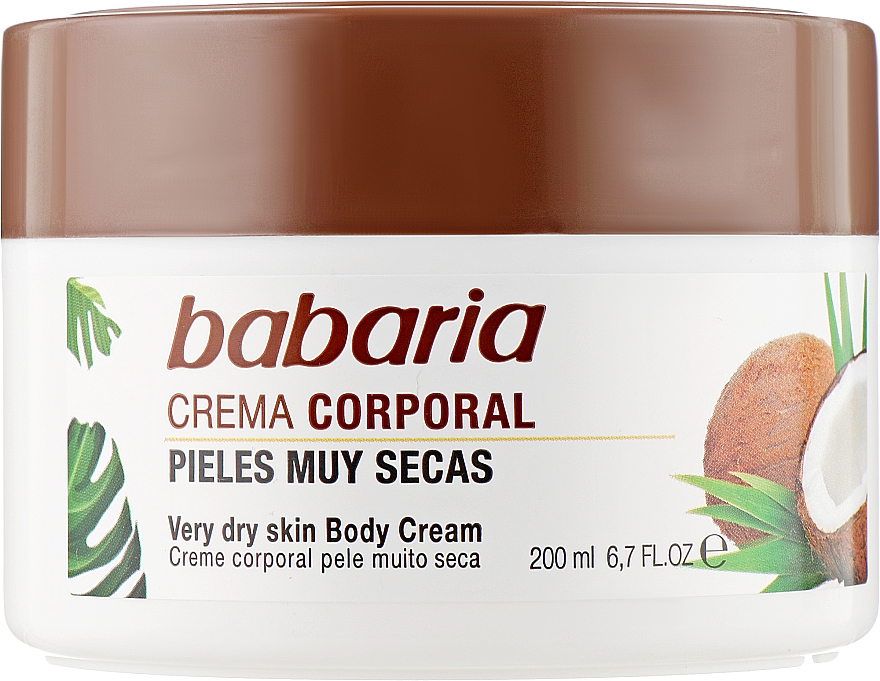 Крем для тела для очень сухой кожи с кокосовым маслом - Babaria Coconut Very Dry Skin Body Cream