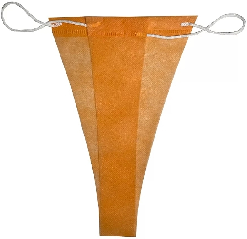 Трусики-стринги для спа-процедур, оранжевые, L/XL - Monaco Style — фото N3