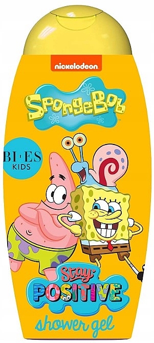 Гель для душу 2 в 1 - Bi-es Spongebob Stay Positive Shower Gel — фото N1