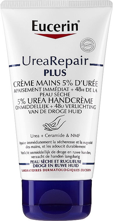 Крем для сухой кожи рук - Eucerin Repair Hand Creme 5% Urea