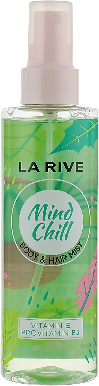 Парфюмированный спрей для волос и тела "Mind Chill" - La Rive Body & Hair Mist — фото N1