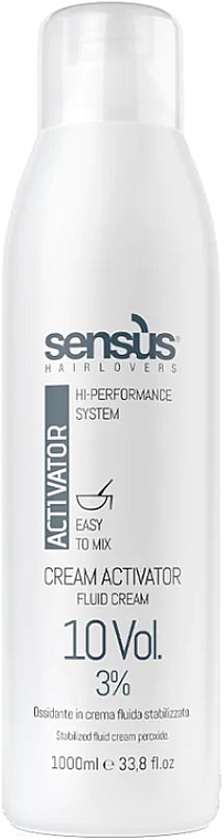 Крем-активатор 3% - Sensus Cream Activator 10 Vol — фото N1
