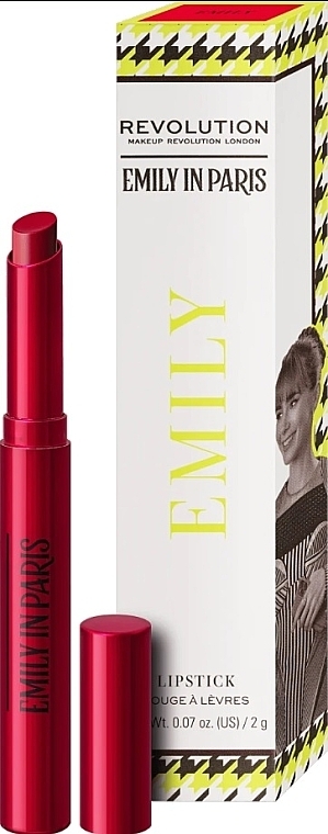 Помада для губ - Makeup Revolution X Emily In Paris Just A Kiss Cream Lipstick — фото N1