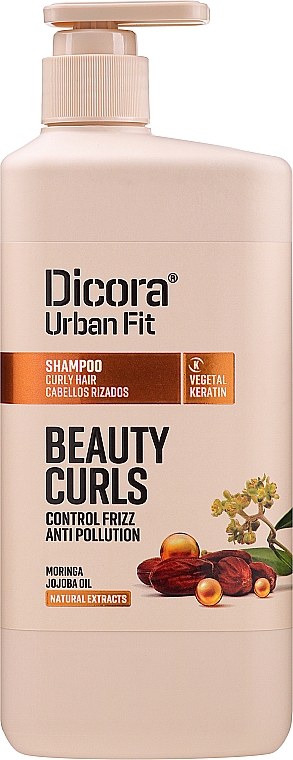 Шампунь для вьющихся волос - Dicora Urban Fit Shampoo Beauty Curls — фото N3
