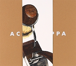 Набор для бритья - Acca Kappa Shaving Set With Stand Wenge Wood (razor/1pc + brush/1pc + stand/1pc) — фото N3