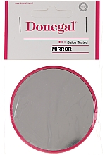 Парфумерія, косметика Компактне кругле дзеркальце, 9511, 7 см, малинове - Donegal