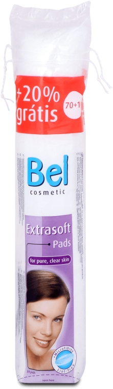 Косметические ватные диски, круглые - Bel Cosmetic Extrasoft Pads — фото N1