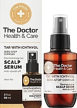 Сыворотка для кожи головы "Дегтярная с ихтиолом" - The Doctor Health & Care Tar With Ichthyol + Sebo-Stop Complex Scalp Serum — фото N2