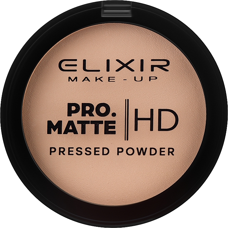 Пудра для обличчя матувальна - Elixir Make-Up Pro. Matte Pressed Powder HD — фото N2