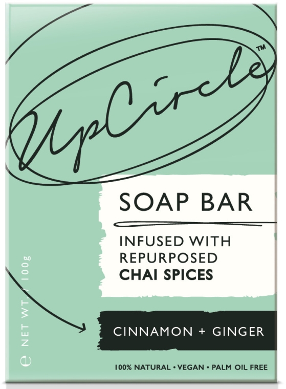 Мило "Кориця та імбир" - UpCircle Cinnamon + Ginger Chai Soap Bar — фото N1