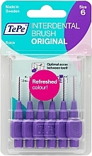 Набор межзубных ершиков "Original", 1.1 мм, фиолетовые - TePe Interdental Brush Original Size 6 — фото N1