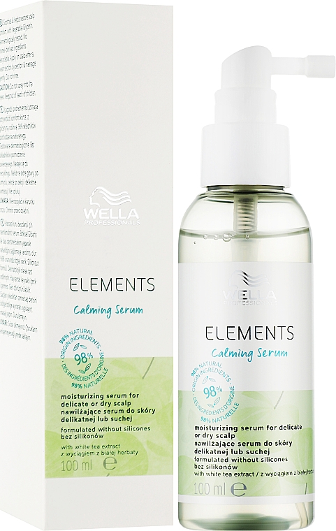 Увлажняющая успокаивающая сыворотка - Wella Professionals Elements Calming Serum — фото N2