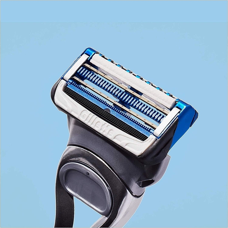 Змінні касети для гоління, з алое вера, 8 шт. - Gillette SkinGuard Sensitive — фото N2