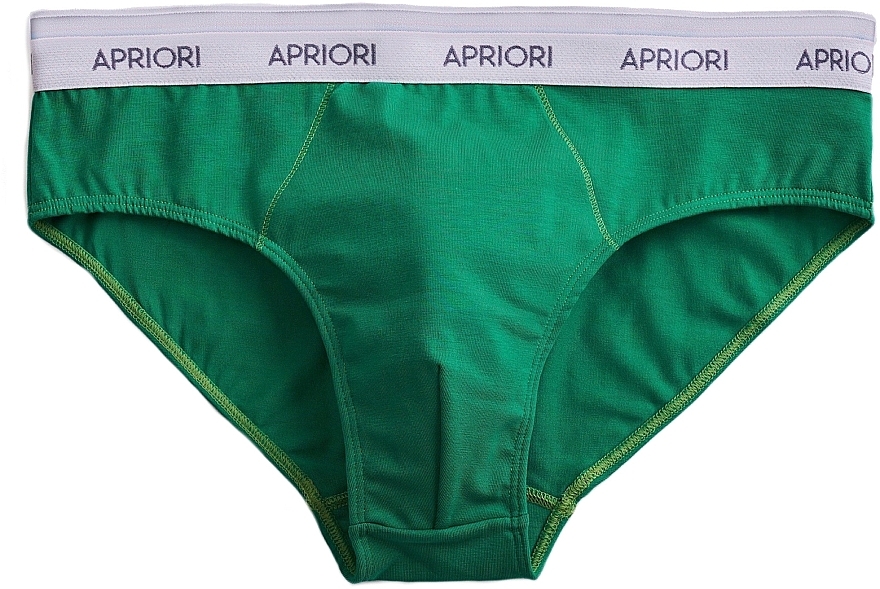 Труси-брифи чоловічі, зелені - Apriori Be Yourself — фото N1