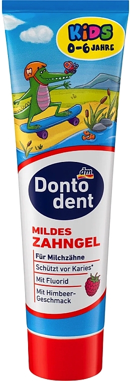 Гель для чищення зубів - Dontodent Kids Toothgel — фото N1