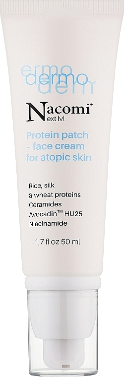 Крем для лица - Nacomi Protein Patch Face Cream Atopic Skin