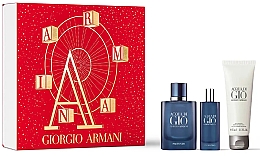 Парфумерія, косметика Giorgio Armani Acqua di Gio Profondo - Набір (edp/75ml + edp/15ml + sh/gel/75ml)