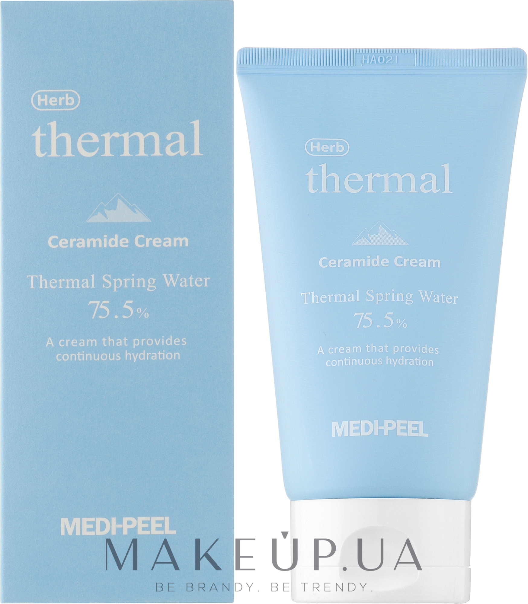 Крем для лица с керамидами и термальной водой - MEDIPEEL Herb Thermal Ceramide Cream — фото 120ml